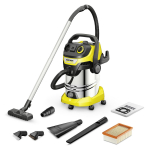 M&auml;rg- ja kuivtolmuimeja WD 6 P S V-30/8/35/T KARCHER, 1.628-387.0, 1300W, 30L roostevabast terasest paak