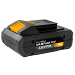 Laetav k&otilde;rge j&otilde;udlusega aku 18 V pingega ja 4.0 Ah mahutavusega High Performance Battery 7064833 Batavia