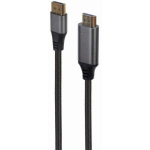 Gembird Video kaabli adapter CC-DP-HDMI-4K-6, 1.8 m, DisplayPort, HDMI Type A, 4K, kuldkontaktid