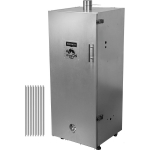 Browin suitsukamber 330386, 220 L, metall, 2 ratast, 8 konksu, korsten koos sulguriga, 20-25 kg