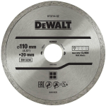 Dewalt L&otilde;ikeketas DT3714-QZ 110mm x 20mm Segmenteeritud Diamantketas, 1 tk, 20 mm auk, 1 pakk