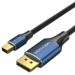 Vention Kaabel MINI DP kuni DP 2M/BLUE HCFLH, 8K UHD, D&uuml;naamiline HDR, VRR