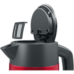 Bosch | Kettle | DesignLine TWK4P434 | Electric | 2400 W | 1.7 L | Stainless steel | 360&deg; rotational base | Red/Black