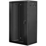 Lanberg 19" rack kapp WF01-6422-10B, 22U, 600x450mm, IP20, 60kg, 2 ventilaatori pesa, must