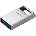 Kingston | USB 3.2 Flash Drive | DataTraveler micro | 128 GB | USB Type-A | Silver