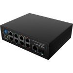 Lanberg L&uuml;liti PoE 8 porti ILFE-8P-1GE-1S-120, 4x10/100 PoE+, 4x10/100 PoE++, 1x10/100/1000, 1x1000Base-X SFP, 120W, 4.8Gbps