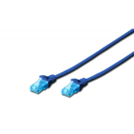 Digitus patch kaabel U/UTP kat.5e PVC 2m DK-1512-020/B, 2m, CAT 5e, RJ45 Male, RJ45 Male