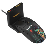 A4Tech M&auml;ngurihiir A4TMYS47746, 8 nuppu, 1.8m, 300 mAh, USB-C, 1000 Hz, 50-20000 CPI, RF 2.4 GHz, must