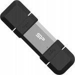 Silicon Power USB m&auml;lupulk Mobile C51 SP128GBUC3C51V1S, 128 GB, USB Type-C, USB Type A, 120 Mb/s, l&ouml;&ouml;gikindel