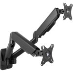 Logilink BP0146 seinakinnitus, 17-32", 9kg, 360&deg;, -90-90&deg;, -45-90&deg;, 75x75-100x100mm, must