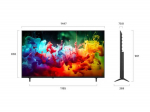 LG 65QNED70B3C.AEU teler, 65", 164cm, 4K UHD, Mini LED, webOS, Smart TV, HDR10, 3xHDMI, 1xUSB, Wi-Fi, Bluetooth, must