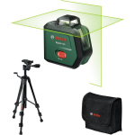 Bosch PLL360-15G komplekt 0603663K01, 30m, &plusmn;0,4mm/m, 120&deg;, 3,6V 2,0Ah, IP54, roheline laser