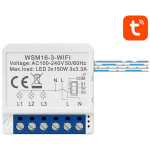 Avatto WSM16-W3 nutikas l&uuml;liti moodul, WiFi, 3 kanalit, 100-240V, 3.3-9.9A, TUYA, kompaktne