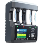 SkyRC NC3000 Pro laadija SK-100209-01, 4 pesa, 0,2-3A, 22W, PD/QC, Bluetooth, AA/AAA, NiMH/NiCd