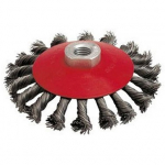 N&otilde;gus hari &Oslash;100mm, M14, p&otilde;imitud terasest harjased Leman