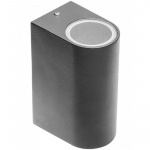 Seinavalgusti, TIAGO, GU10, 2x35W, IP54, must; LD-TIAGOGU10D-20 GTV