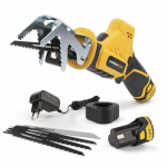 Akutiigersaag 12V, 2x2Ah, 5 tarvikut, POWX0398 POWERPLUS