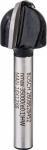 Padziļinājumu frēze 6 mm R1 8 mm, D 15,9 mm, Rokas frēzēm, malu frēzēm IELIEKTO GROPJU FRĒZE STANDARD FOR WOOD, 2608628452, BOSCH