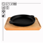 Panna čuguna HORECA ar koka paliktni 180x25mm BC-H1825-D BRIZOLL