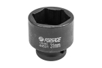 Kuuskant j&otilde;upadrun, FORSAGE, F-44531, 31 mm, 1/2" DR, CrMo materjal
