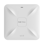 Ruijie RG-RAP2260(E) | Wi-Fi 6 AX3200 Juhtmevaba Ligip&auml;&auml;supunkt (2.4GHz / 5GHz, 3202 Mbps, 1&times; 2.5GbE Port + 1&times; Gigabit Port) &mdash; Laepaigalduseks, Valge Korpus