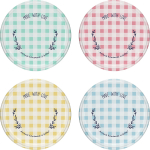 Keermega kaas &Oslash; 82, ruudustiku graafika - 10 tk BROWIN 136425, 6 konksu, 12.7 g