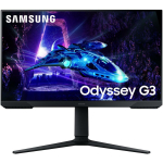 LCD Monitor|SAMSUNG|Odyssey G3|24"|Gaming|Panel VA|1920x1080|16:9|180Hz|Matte|1 ms|Swivel|Pivot|Height adjustable|Tilt|Colour Black|LS24DG300EUXEN