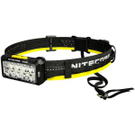 Nitecore Pealamp HU2000, 2000 lm, 10 LED, IP68, Veekindel kuni 2 m, L&ouml;&ouml;gikindel kuni 1 m, USB laadimine