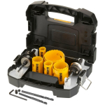 DeWALT puurekettide komplekt DT90353-QZ, 11 tk, Bi-Metall, 22 mm, 29 mm, 35 mm, 44 mm, 51 mm, 64 mm, 68 mm, 44 mm l&otilde;hkumiss&uuml;gavus