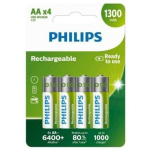 Philips Laetav AA Aku 5962926, 1300 mAh, 1,2 V, NiMH, 4 tk.
