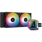 Deepcool CPU vedelikjahutus LS520 A-RGB R-LS520-BKAMNT-G-1, 240 mm, 85,85 cfm, 500-2250 rpm, 2 ventilaatorit, RGB valgustus