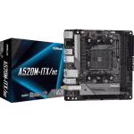 ASRock A520M-ITX/AC | Processor family AMD | Processor socket AM4 | DDR4 | Supported hard disk drive interfaces SATA, M.2 | Number of SATA connectors 4