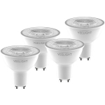Yeelight Nutikas LED pirn GU10, YLDP004-4pcs, 4,8W, 350lm, 2700K, IP20, Ra 80, 36&deg;, WLAN 2.4GHz, 15000h