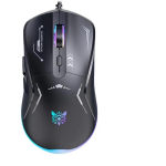 Onikuma CW917 Wired Gaming Mouse, 1200/1800/2400/3600 DPI, RGB valgustus, 6 nuppu, &uuml;hilduvus Windows ja macOS