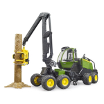 Bruder Koristaja John Deere 1270G BR-02135, 1:16, plastmass, 4 aastat, 360&deg; p&ouml;&ouml;ratav kabiin, 190&deg; p&ouml;&ouml;ratav kraan