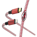 Hama USB kaabel 00201562, 1.5m, 3A, 480Mbit/s, Lightning pistik, USB Type-A pistik, kiire laadimine