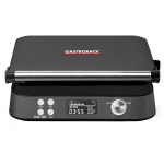 Gastroback Vafliaparaat 42449, 1600W, 2 vaflit, 5 programmi, LCD, tagasikcounti taimer, mittesiduv kate