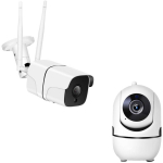 Denver Nutikas v&auml;li IP kaamera SHO-110x2 + siseruumide IP kaamera SHC-150x2 118101110043, 1 Mpix, 720P, IP65, Tuya Smart
