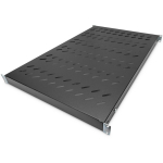 Digitus DN-97649 riiul, 19", 1U, 50kg, 48.2x70x4.4cm, perforeeritud teras, must