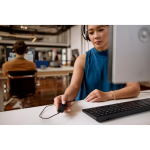 HP Poly Mission 815 monoauralne USB-juhtmega k&otilde;rvaklapid C01F8AA, aktiivne m&uuml;rasummutus, must