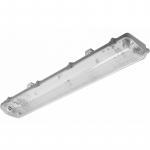 Hermeetiline laevalgusti LED 218, T8 LED-J, G13, IP65, ABS/PS, hall; GT-HER2X18-00 G-TECH