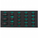 L&ouml;&ouml;kpadrunite komplekt, 1/2";, 10-32mm, K26055 KAMASA TOOLS