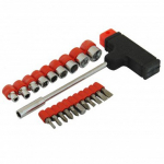 T-k&auml;epide kruvikeeraja otsikutega 1/4 "(20tk.)