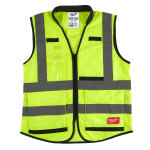 PREMIUM KLASES ATSTAROJO&Scaron;Ā VESTE, PREMIUM HIGH-VISIBILITY VEST YELLOW - 2XL/3XL, 4932471897 MILWAUKEE