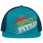Cepure TRUCKER Hat Stripe EVO, izmērs: S, Lagoon/Storm Blue, 8020647206681 LA SPORTIVA