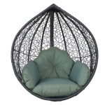 Spilvens &scaron;ūpuļkrēslam DROPLET, zaļ&scaron; P0071341