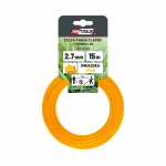 Zvaigžņu zāles pļau&scaron;anas līnija 2.7mm x 15m, izturīga neilona, AW70136, AWTOOLS