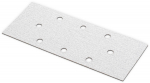 Liivapaber ristk&uuml;lik 93x240mm, KREATOR KRT202555, Abrasiivsus: 80, Auged: 8