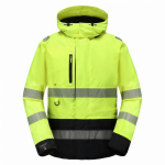 Hi-vis ziemas jaka Montreal, dzeltena/tum&scaron;i zila, M, Pesso