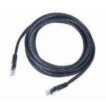 Gembird patch kaabel PP12-1M/BK, 1m, must, CAT 5e, U-UTP, 50u 8P8C pistikud